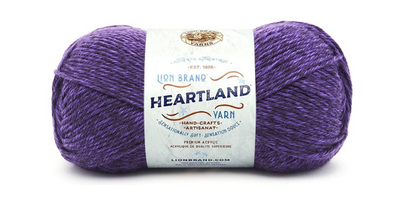 skein of purple yarn