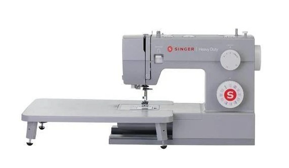 sewing machine with extension table