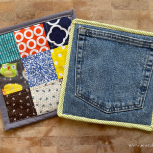 Potholders with Pockets Sewing Pattern