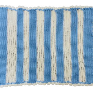 Striped Baby Blanket Crochet Pattern