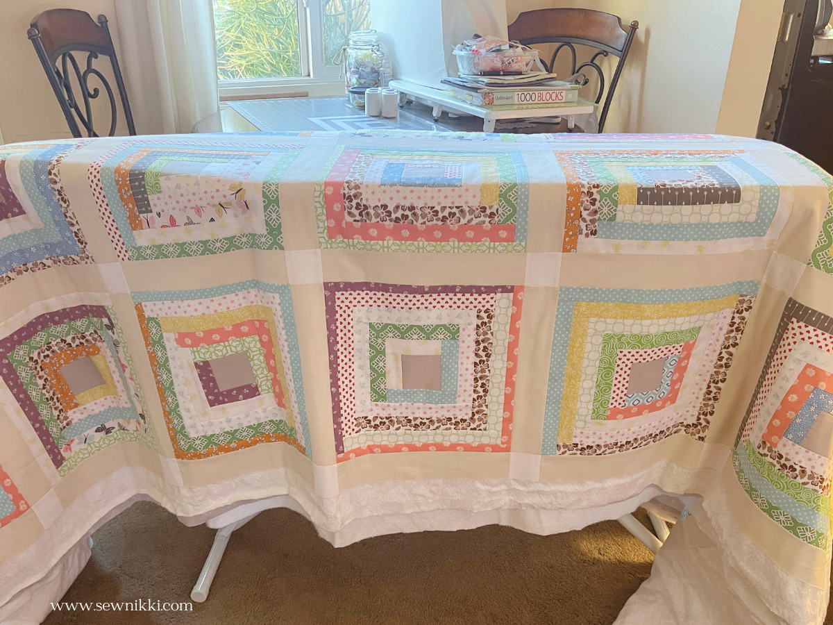 How to Sandwich A Quilt Step-by-Step Tutorial - Sew Nikki