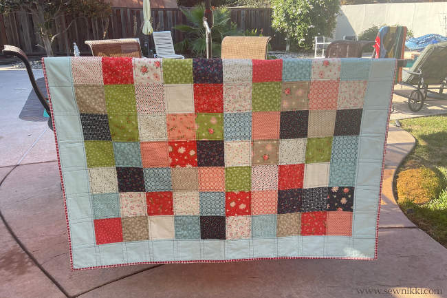quilting tips for beginners, try this 5" charm square beginner friendly quilt