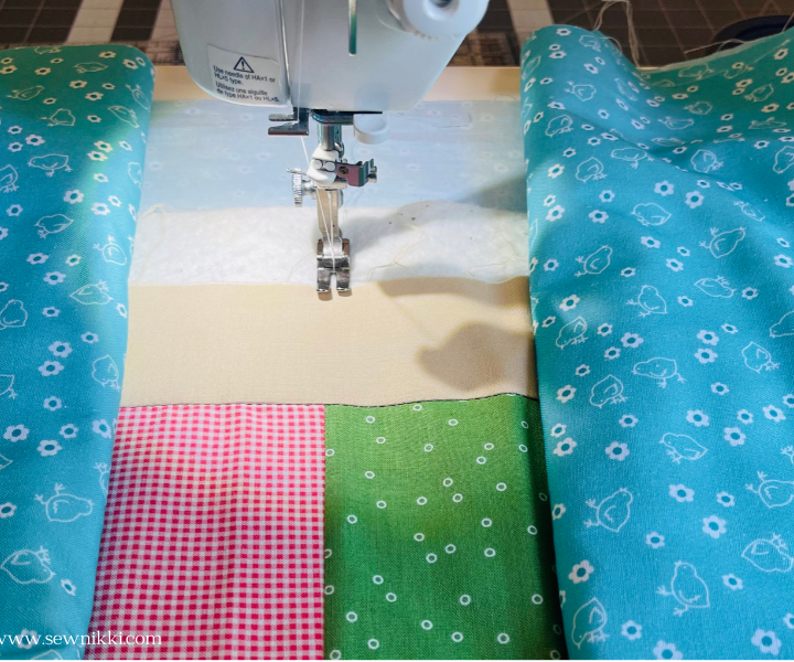 how to sew a quilt together, straight line quilting on sewing machine