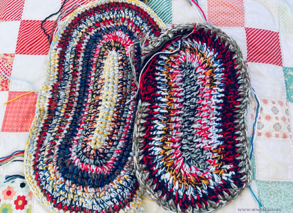 Rectangular Crochet Rug Pattern Free Free Crochet Rectangle Rug Pattern - Vintage Vibes - Sew Nikki