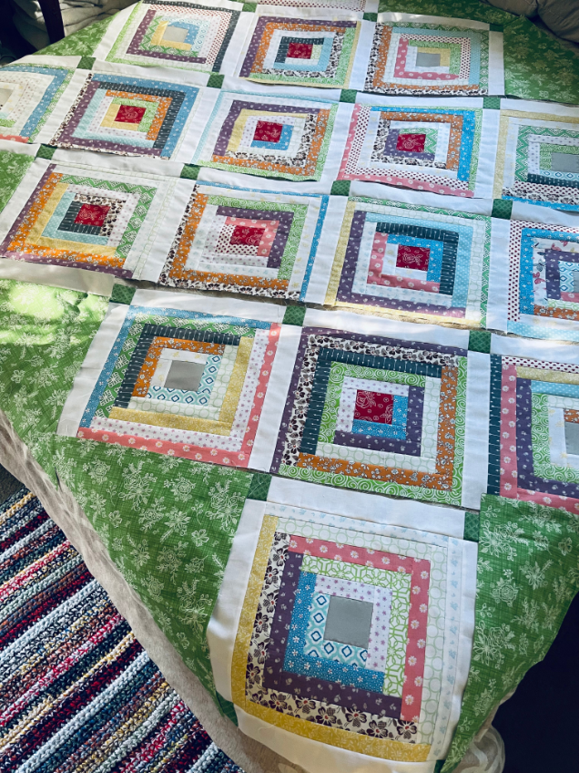 Complete your quilt top before you quilt on a regular sewing machine.