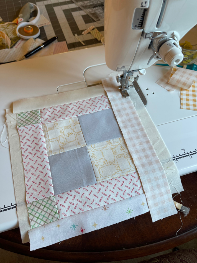 Sew Nikki - Use orphan blocks along with your fabric stash.
