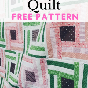 Free scrappy quilt pattern - Roundabout Quilt by Sew Nikki.