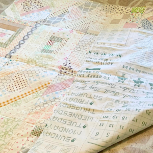 Finished Patchwork DIY Baby Receiving Blanket by Sew Nikki.