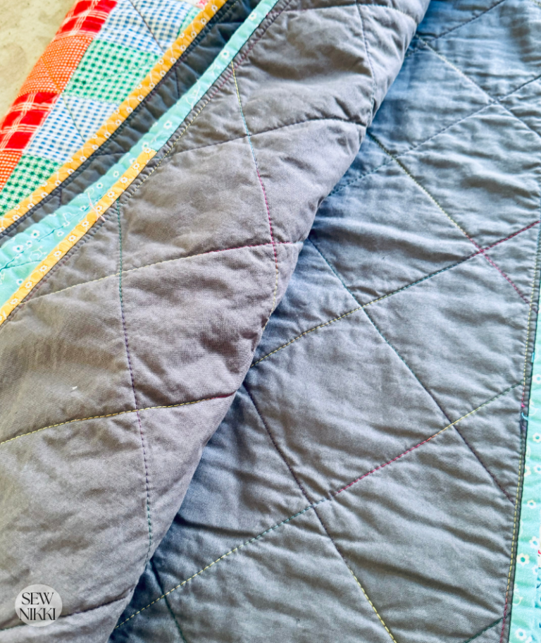 Finished Checkerboard Quilt, Free Quilt Pattern - Sew Nikki