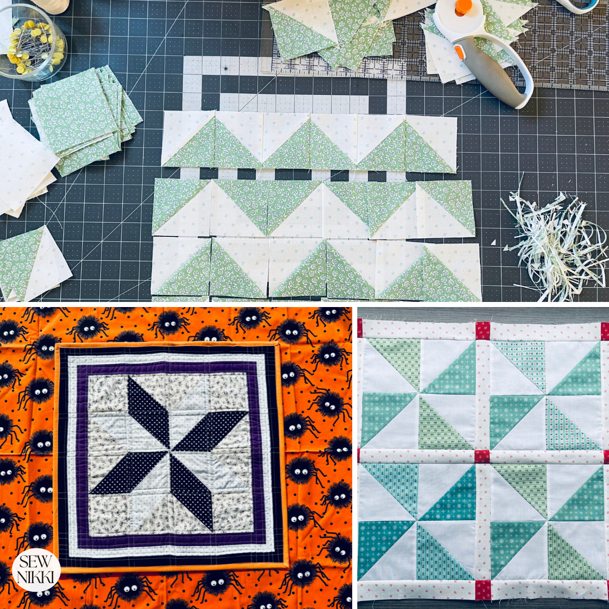 FREE & EASY Half Square Triangle Quilt Patterns