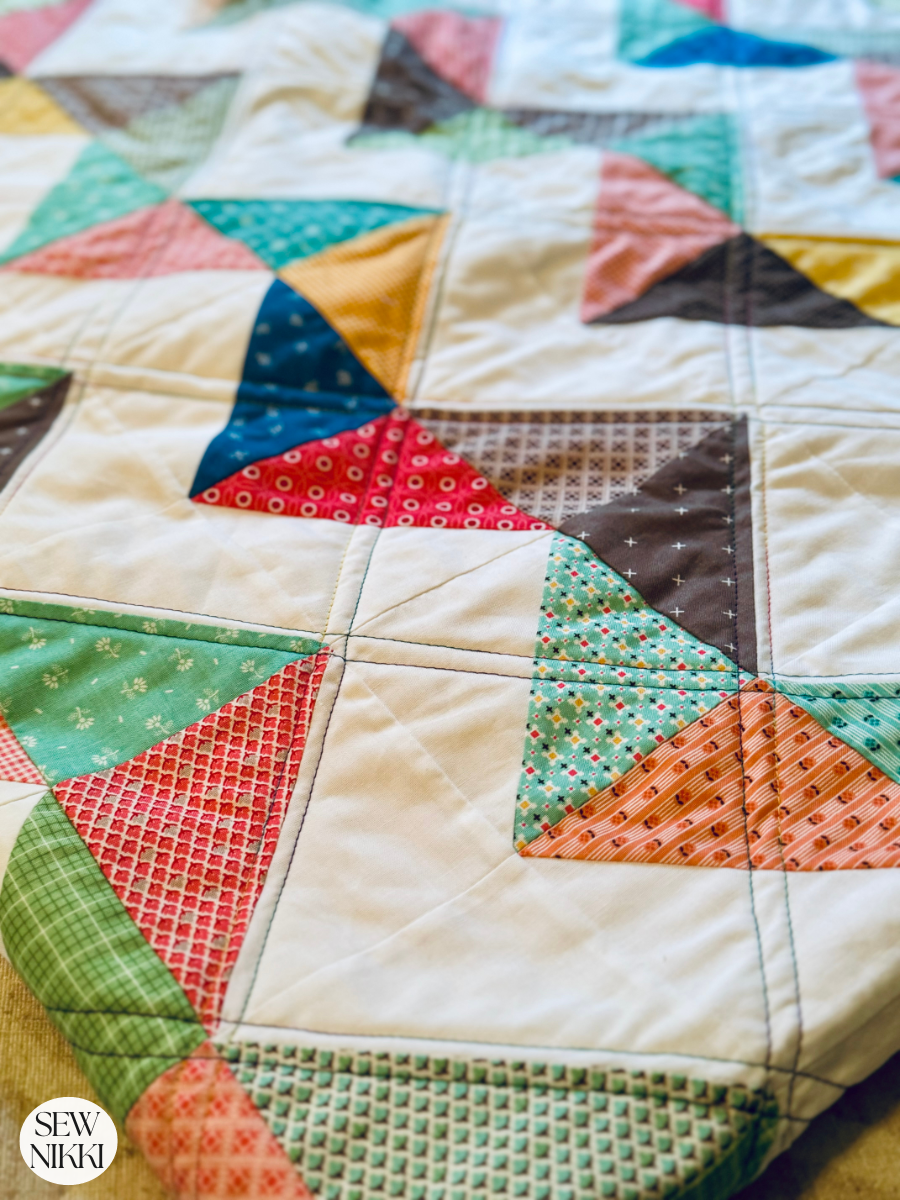 [ KIRSH ]★PATTERN QUILTING MUFFLER Machine-quilted-chevron-quilt-