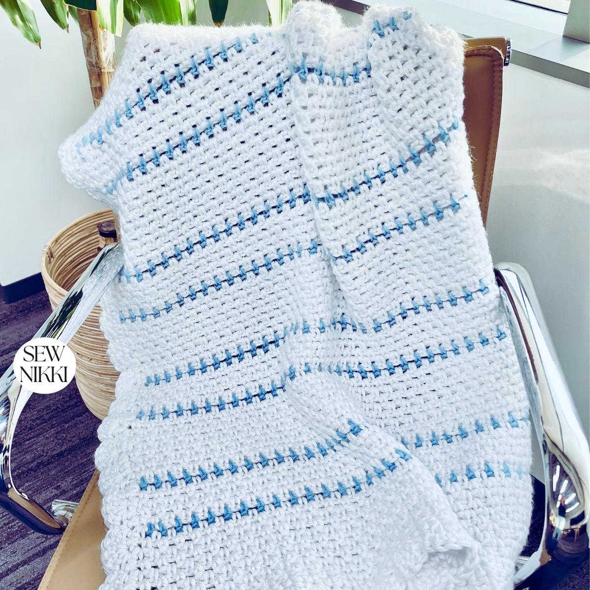 Hill Baby Blanket Crochet Pattern Sew Nikki
