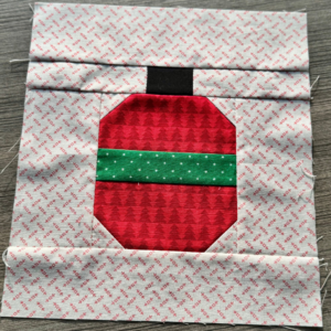 Christmas Ornament Quilt Block Pattern