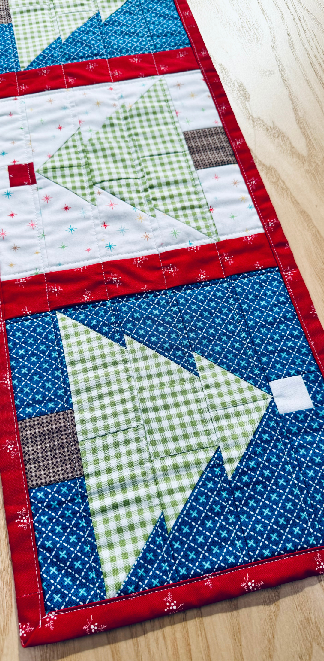 Christmas Tree Table Runner Quilt Pattern