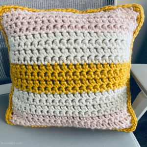 Modern Pillow Cover Crochet Pattern