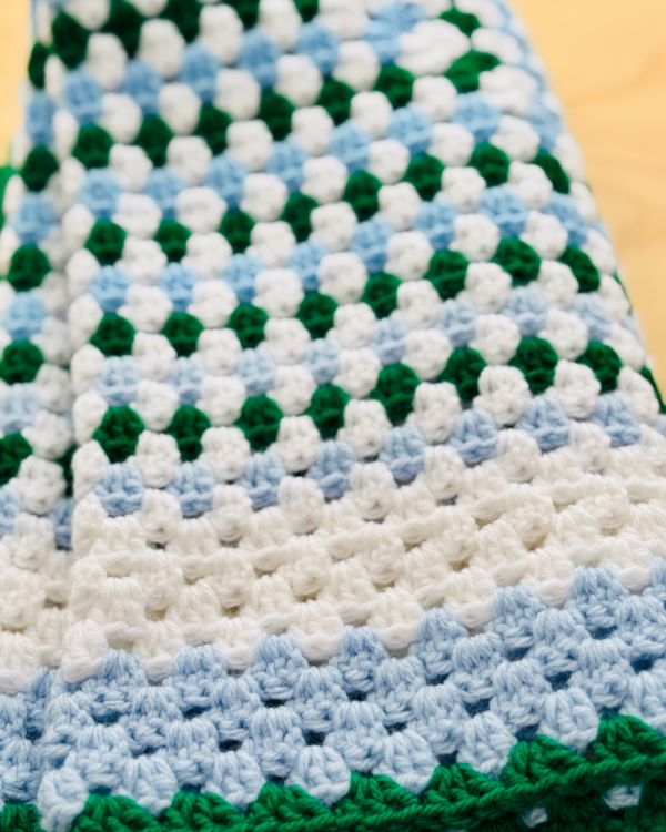 Granny Rectangle Baby Blanket - Image 2