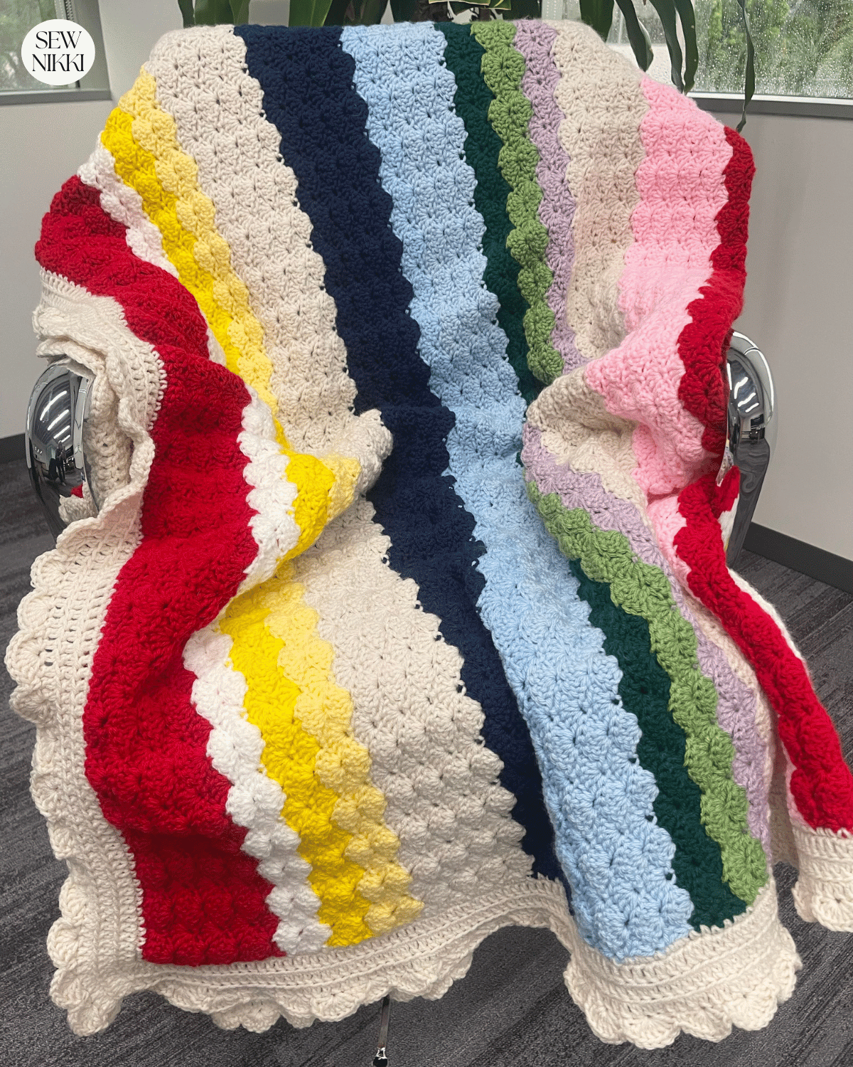 Classic Shell Afghan Crochet Pattern