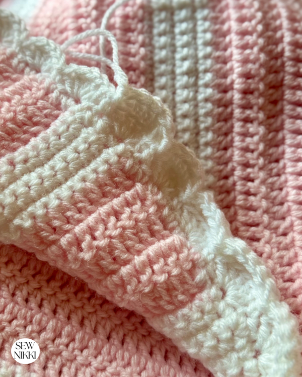 Modern Stripes Baby Blanket - Image 3