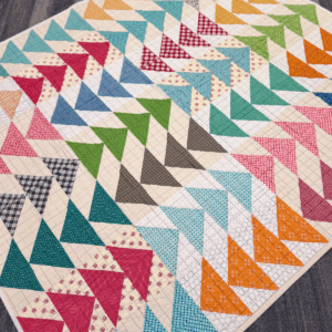 Flying Geese Patchwork Throw