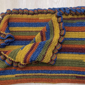 Staggered Stitch Baby Blanket Crochet Pattern