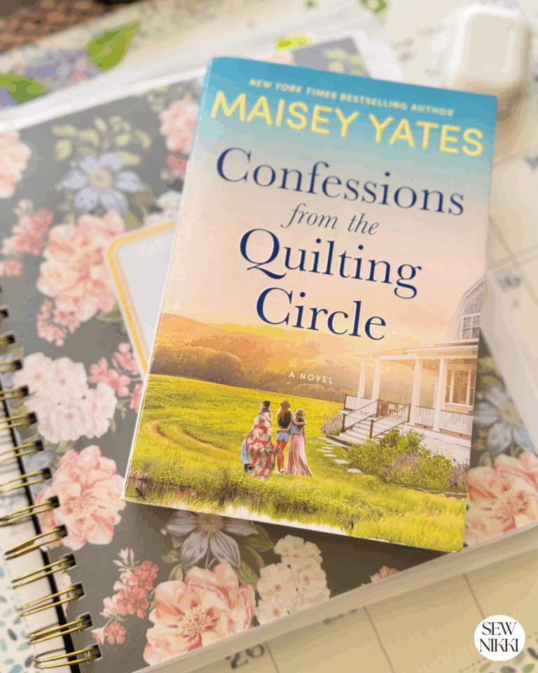 Fiction books about quilting by Sew Nikki - Confessions from the Quilting Circle.
