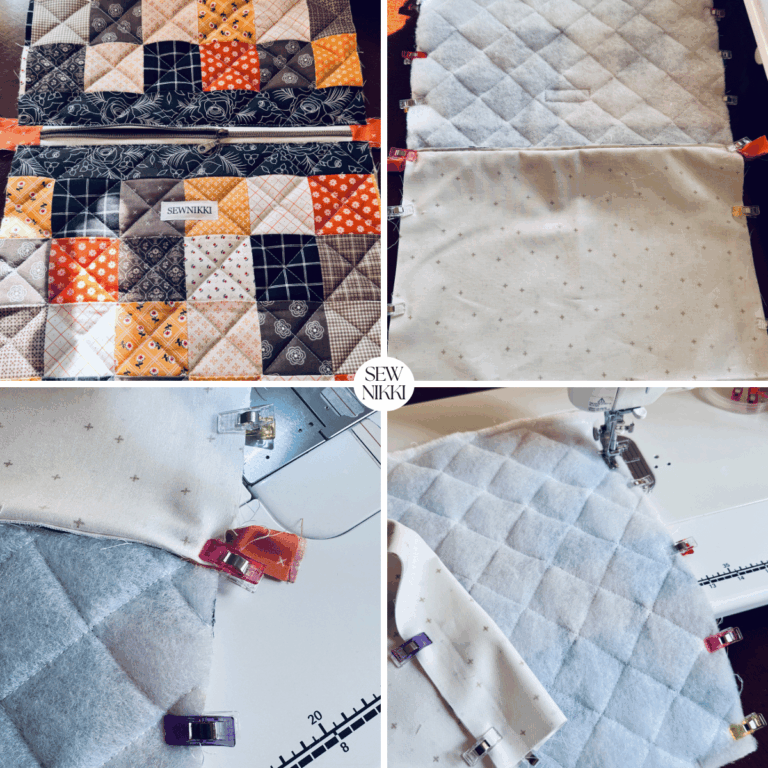 Patchwork Zippered Laptop Sleeve Sewing Pattern - Sew Nikki
