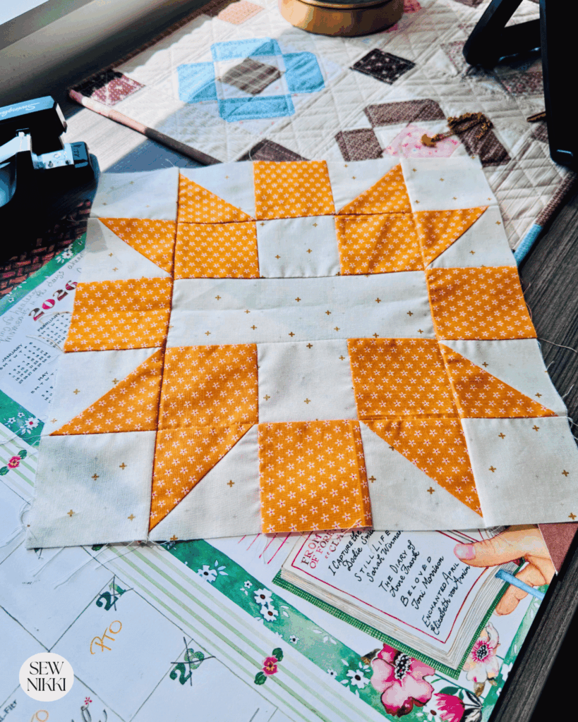 How to resize quilt blocks and make them bigger the easy way by Sew Nikki