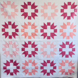 Finished Modern Sisters Choice Quilt by Sew Nikki - free quilt pattern.