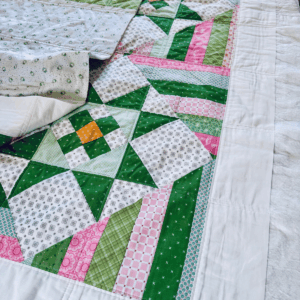 How to Make Frankenbatting and Save Money by Sew Nikki How to make frankenbatting, this is what the quilt looks like once your machine quilting is done by Sew Nikki