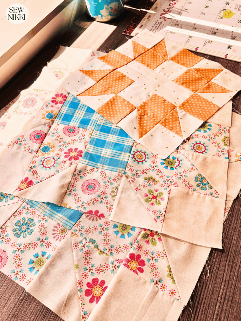 Make your quilt blocks larger for modern quilts by Sew Nikki