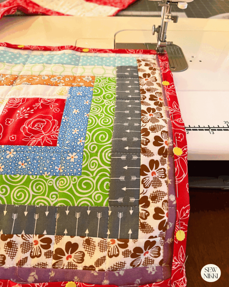 how to finish a quilt without binding