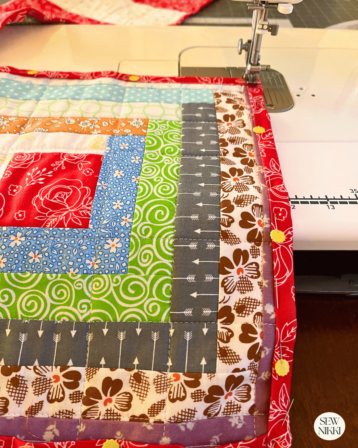 how to finish a quilt without binding