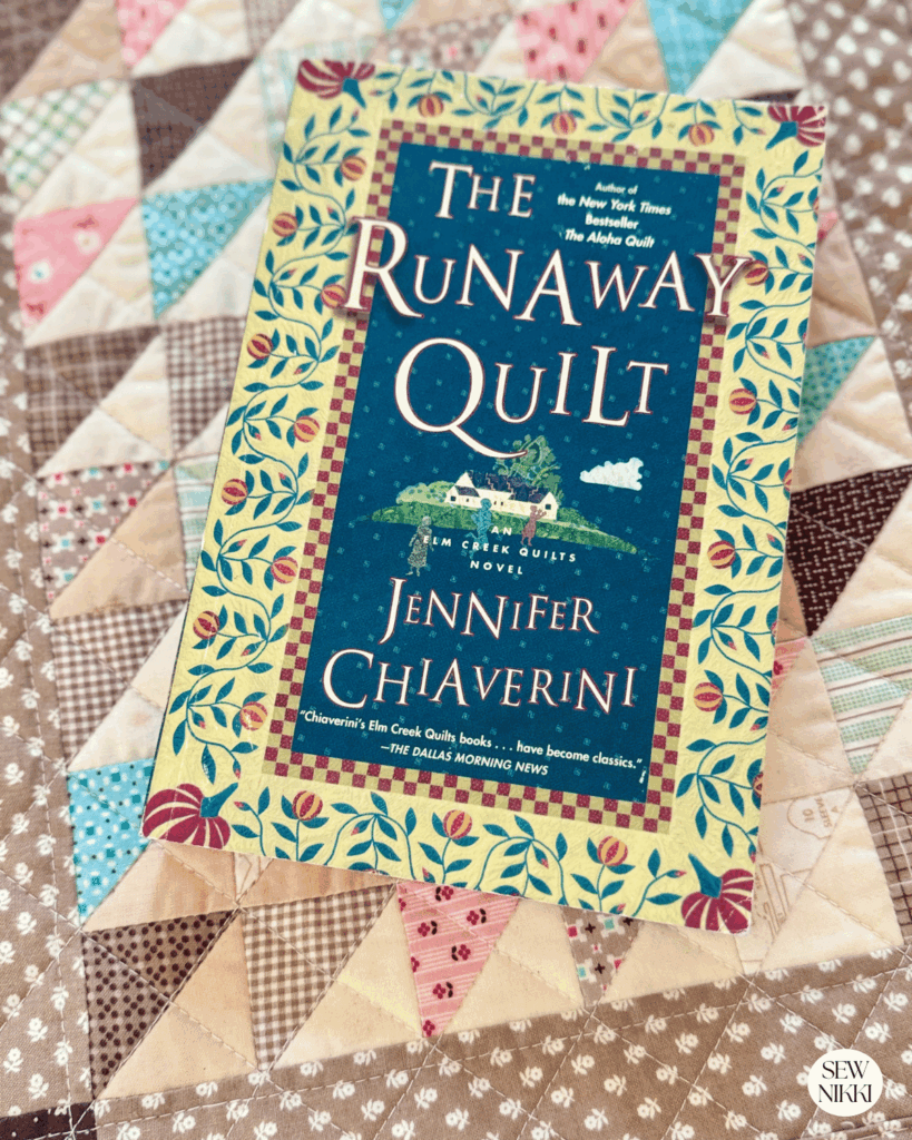 Make the quilt block from the book, free Birds in the Air pattern by Sew Nikki