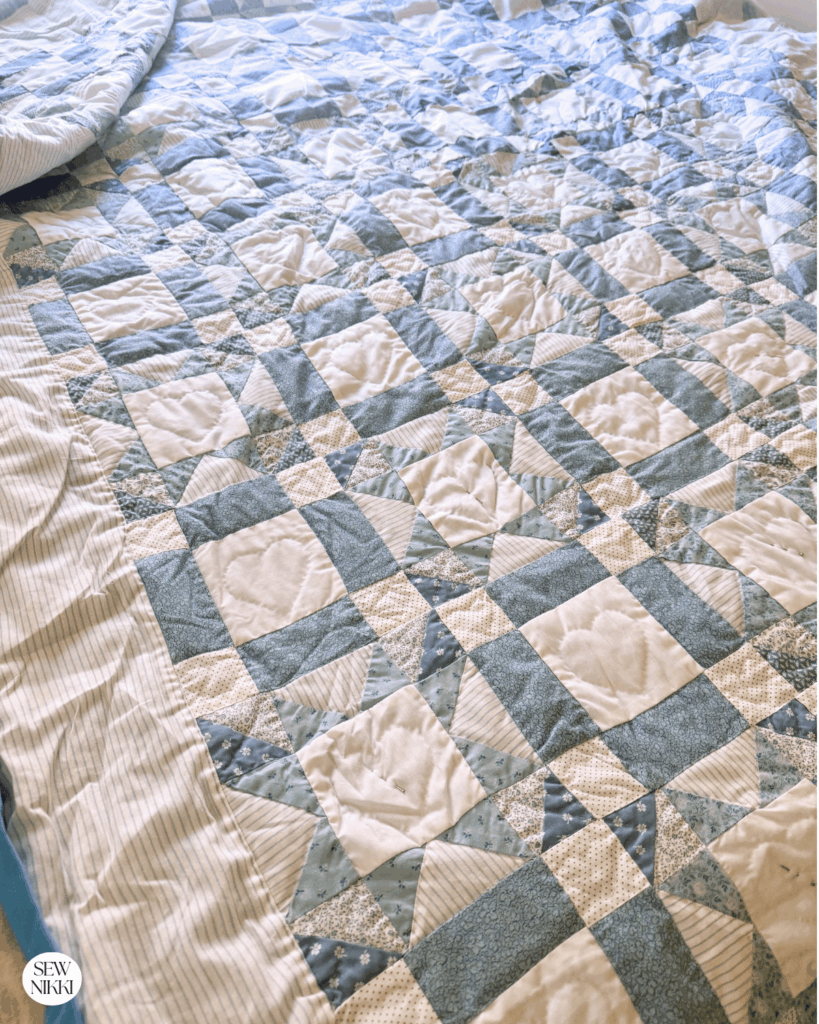 How I finished Someone Else's First Quilt After 40 Years - this is the original quilt by Sew Nikki