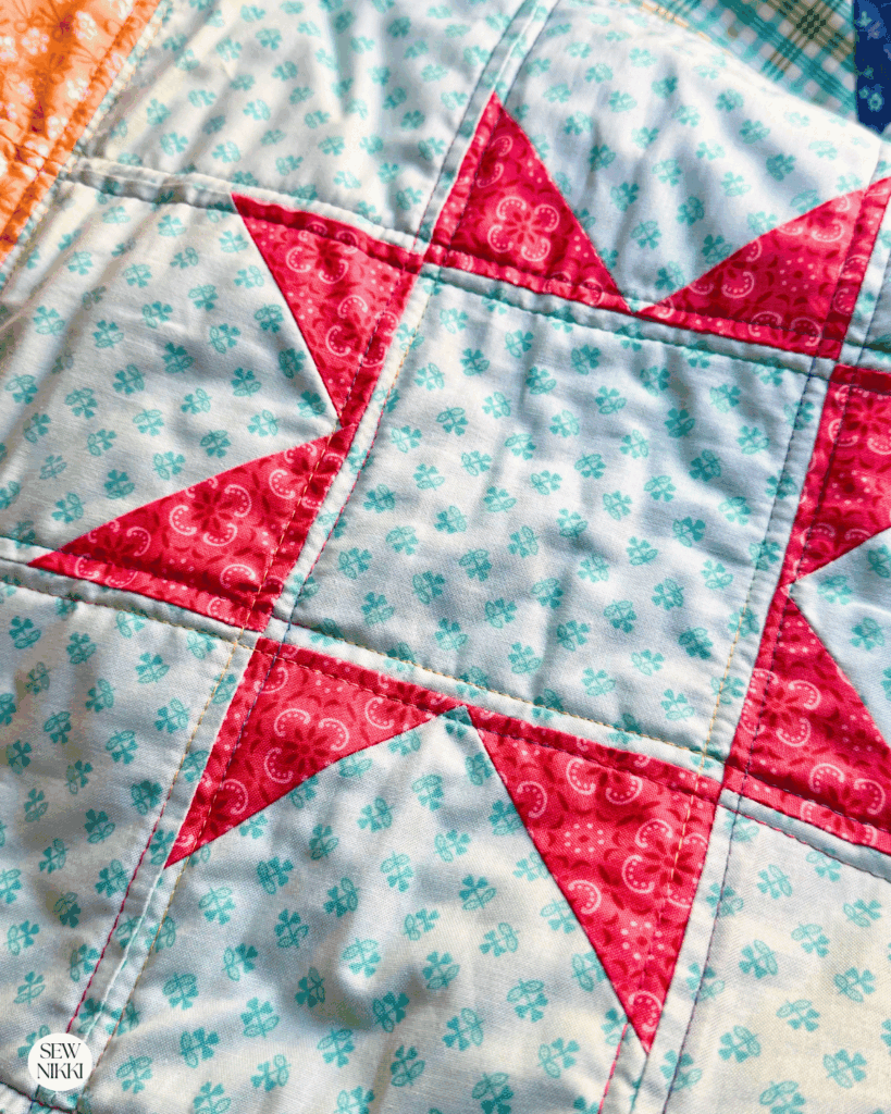Fat quarters are perfect for most simple quilt blocks by Sew Nikki